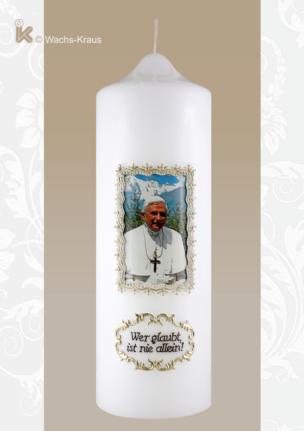 Papst Benedikt XVI - Kerze