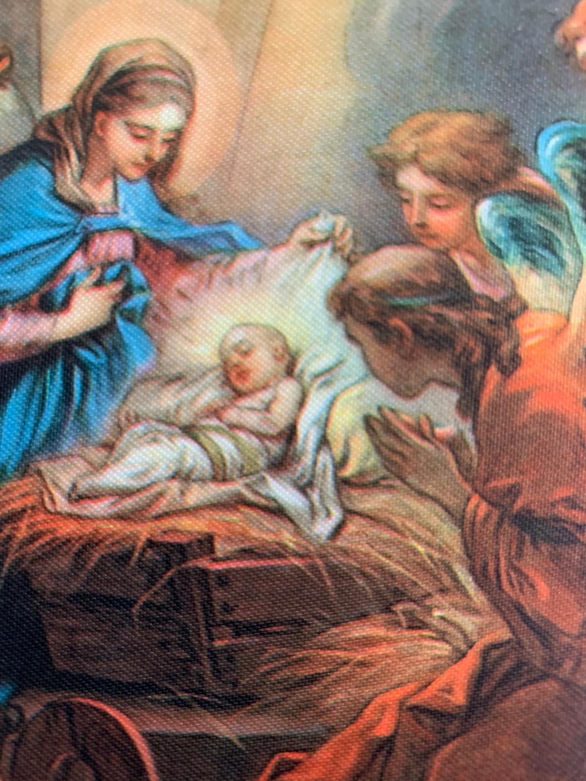 Seidendruckbild hl. Familie